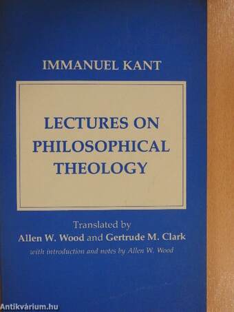 Lectures on Philosophical Theology