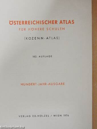 Österreichischer Atlas für Höhere Schulen