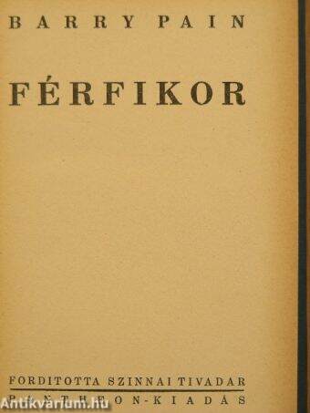 Férfikor