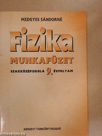 Fizika munkafüzet 9.