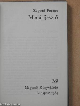 Madárijesztő