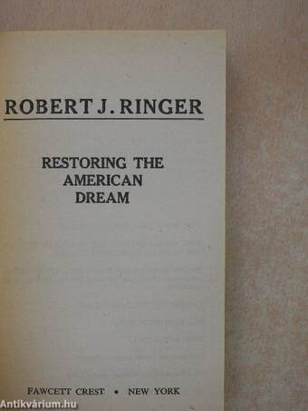 Restoring the American Dream