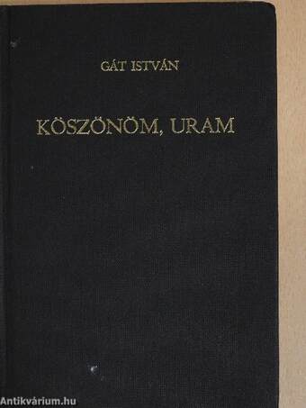 Köszönöm, Uram