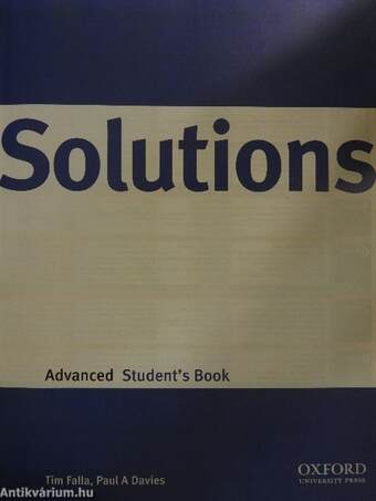 Solutions - Advanced - Student's Book - CD-vel