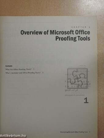 Doscovering Microsoft Office Proofing Tools