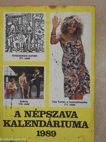 A Népszava kalendáriuma 1989