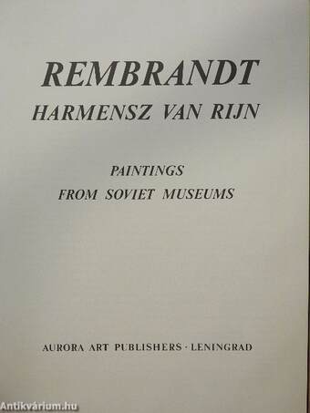 Rembrandt Harmensz van Rijn