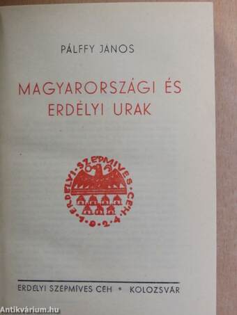 Magyarországi és erdélyi urak