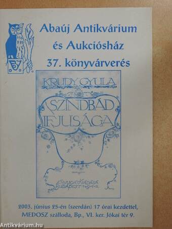 Abaúj Antikvárium és Aukciósház 37. könyvárverés