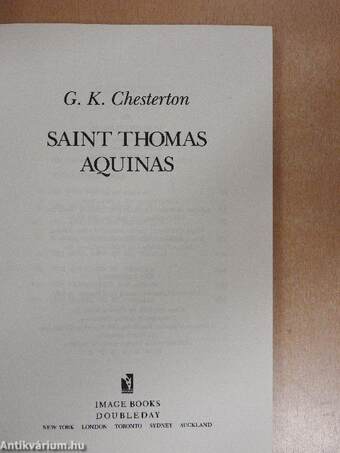 Saint Thomas Aquinas