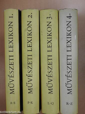 Művészeti lexikon 1-4.