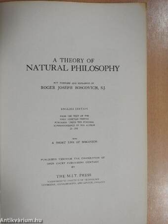 A Theory of Natural Philosophy