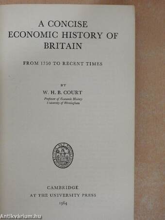 A Concise Economic History of Britain