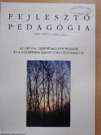 Fejlesztő pedagógia 2005/1.