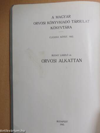 Orvosi alkattan