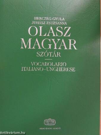 Olasz-magyar szótár