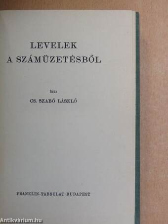 Levelek a számüzetésből