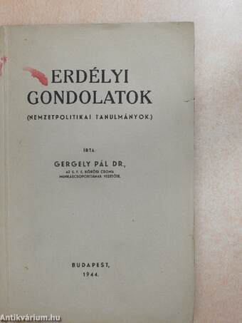 Erdélyi gondolatok