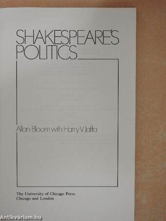 Shakespeare's Politics