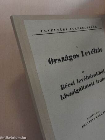 Országos Levéltár 11.