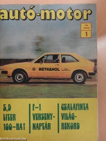 Autó-Motor 1980. (nem teljes évfolyam)