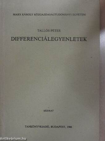 Differenciálegyenletek