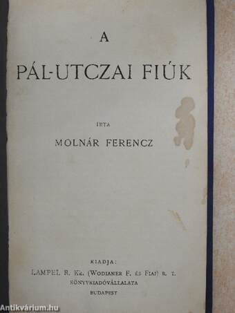 A Pál-utczai fiúk