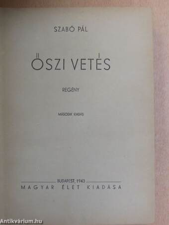 Őszi vetés