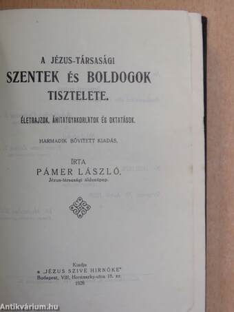 A Jézus-társasági szentek és boldogok tisztelete