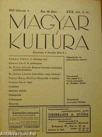 Magyar Kultúra 1942. február 5.