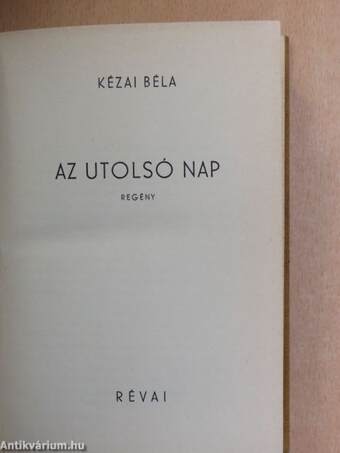 Az utolsó nap