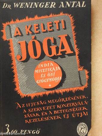 A keleti jóga (rossz állapotú)