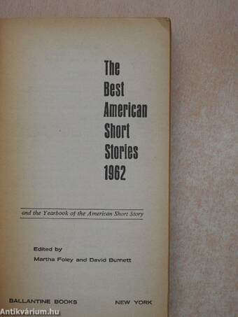 The Best American Short Stories 1962