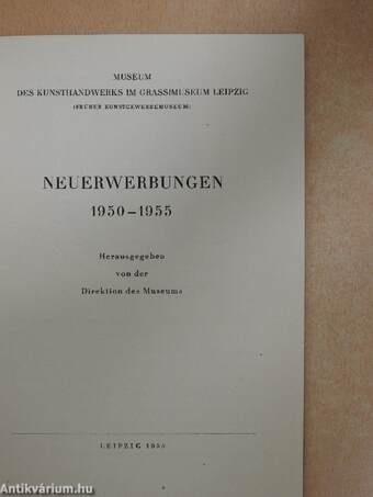 Neuerwerbungen