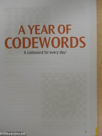 A Year of Codewords