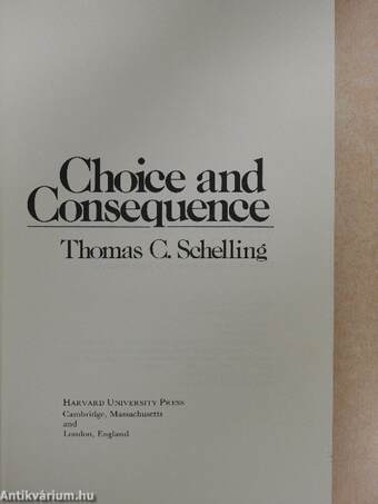 Choice and Consequence