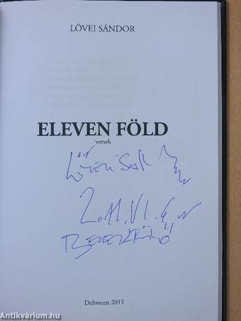 Eleven föld (aláírt példány)