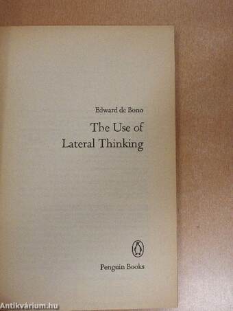 The Use of Lateral Thinking