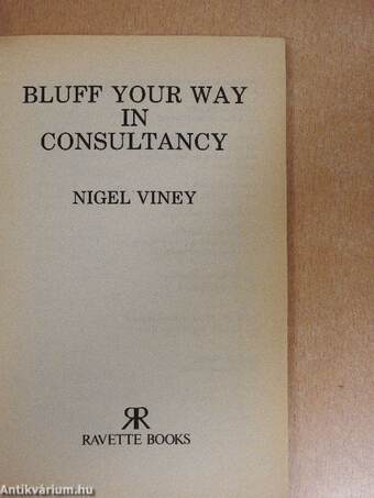 Bluff your way in consultancy