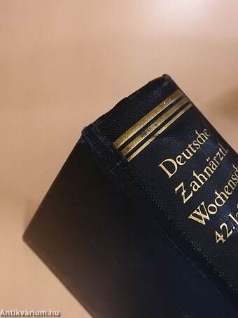 Deutsche Zahnärztliche Wochenschrift 1939. januar-dezember