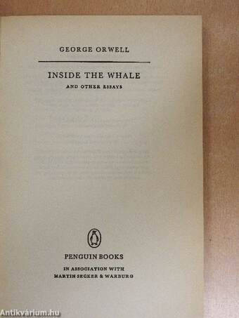 Inside the Whale and Other Essays