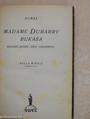 Madame Dubarry bukása