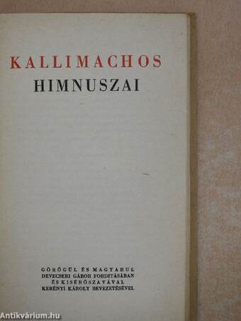 Kallimachos himnuszai