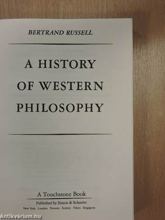 A History of Western Philosophy