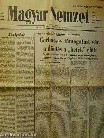 Magyar Nemzet 1990. július 9.