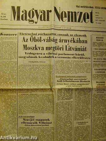 Magyar Nemzet 1991. január 14.