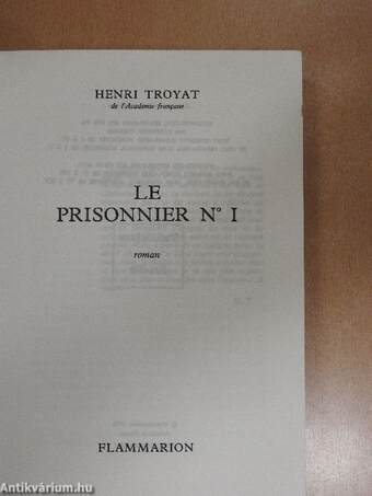 Le prisonnier n° I