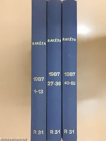 Rakéta Regényújság 1987. (nem teljes évfolyam) I-III.