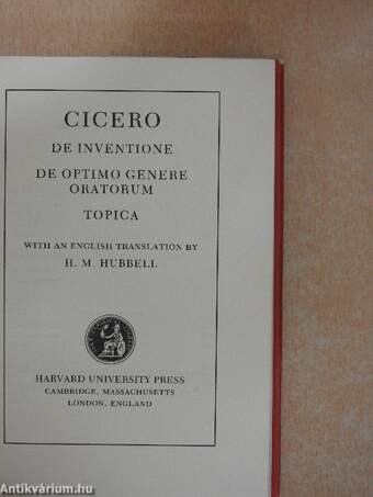 De inventione/De optimo genere oratorum/Topica