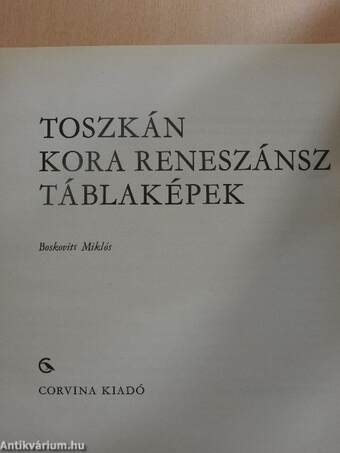 Toszkán kora reneszánsz táblaképek